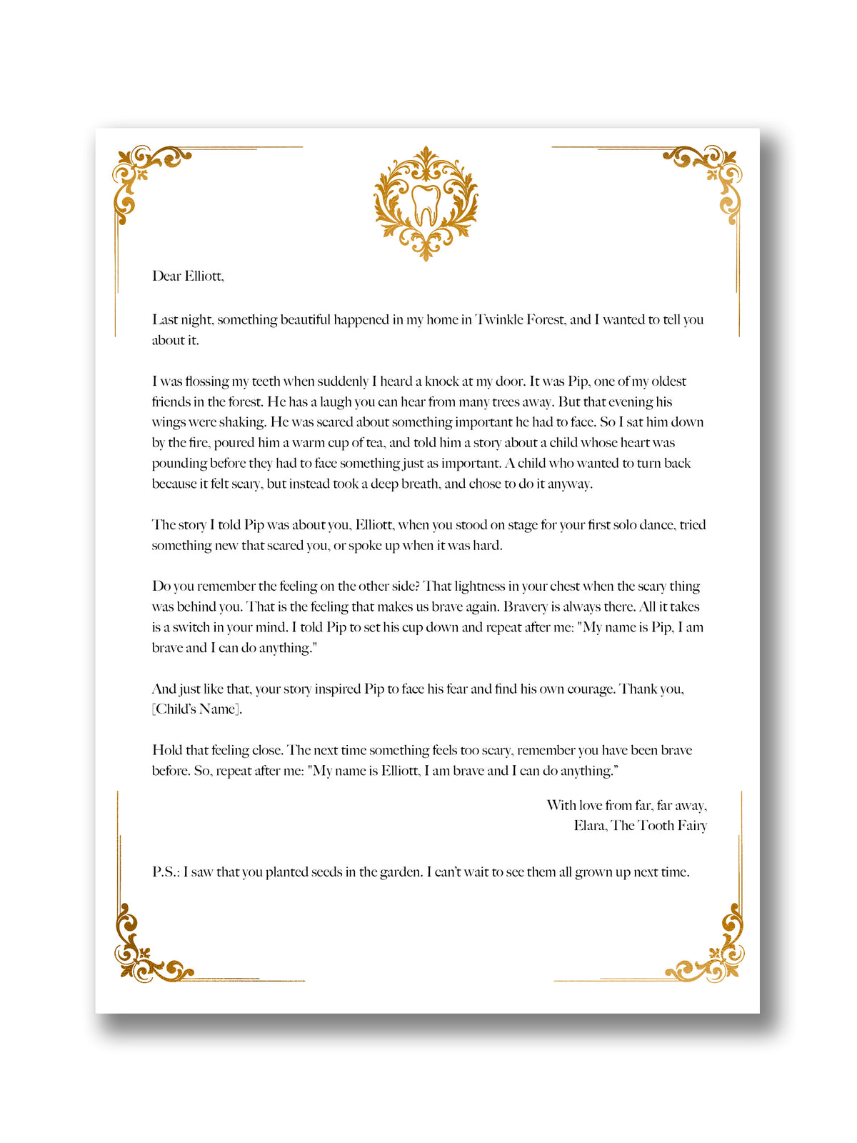 Tooth Fairy: Bravery