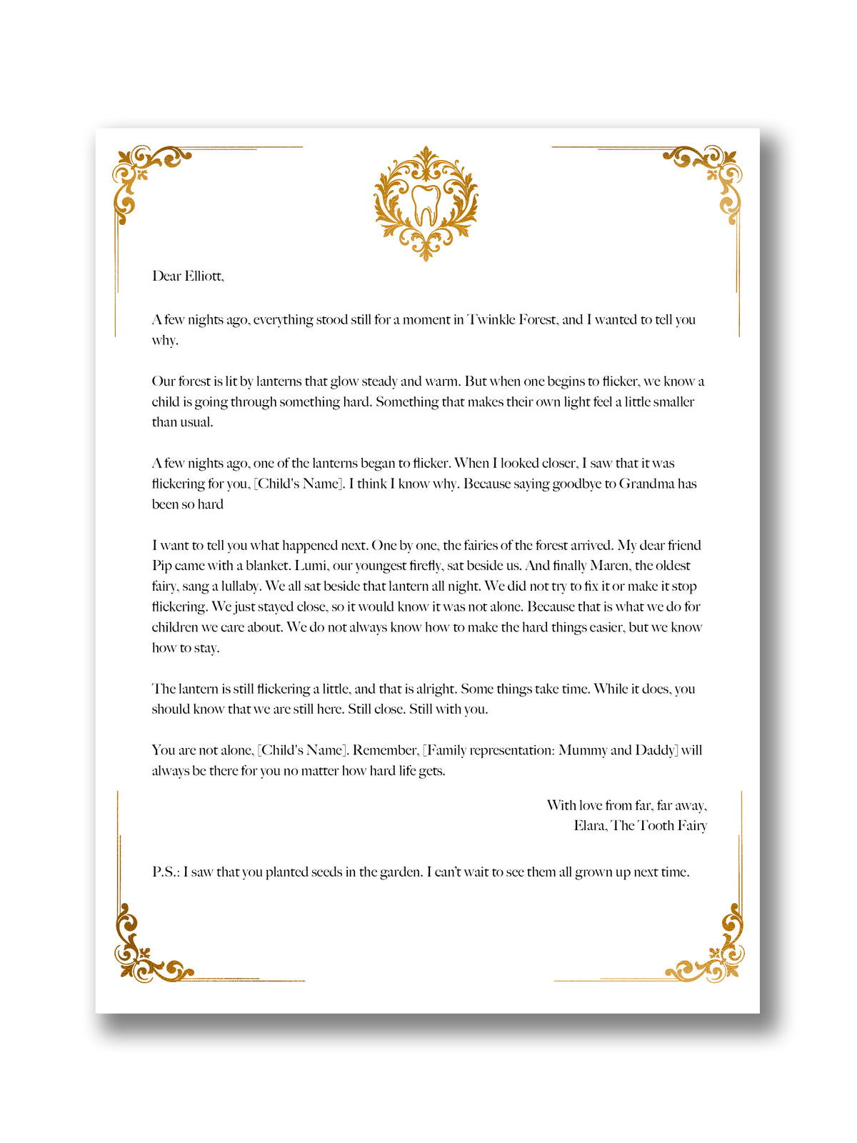 Tooth Fairy: Difficult time